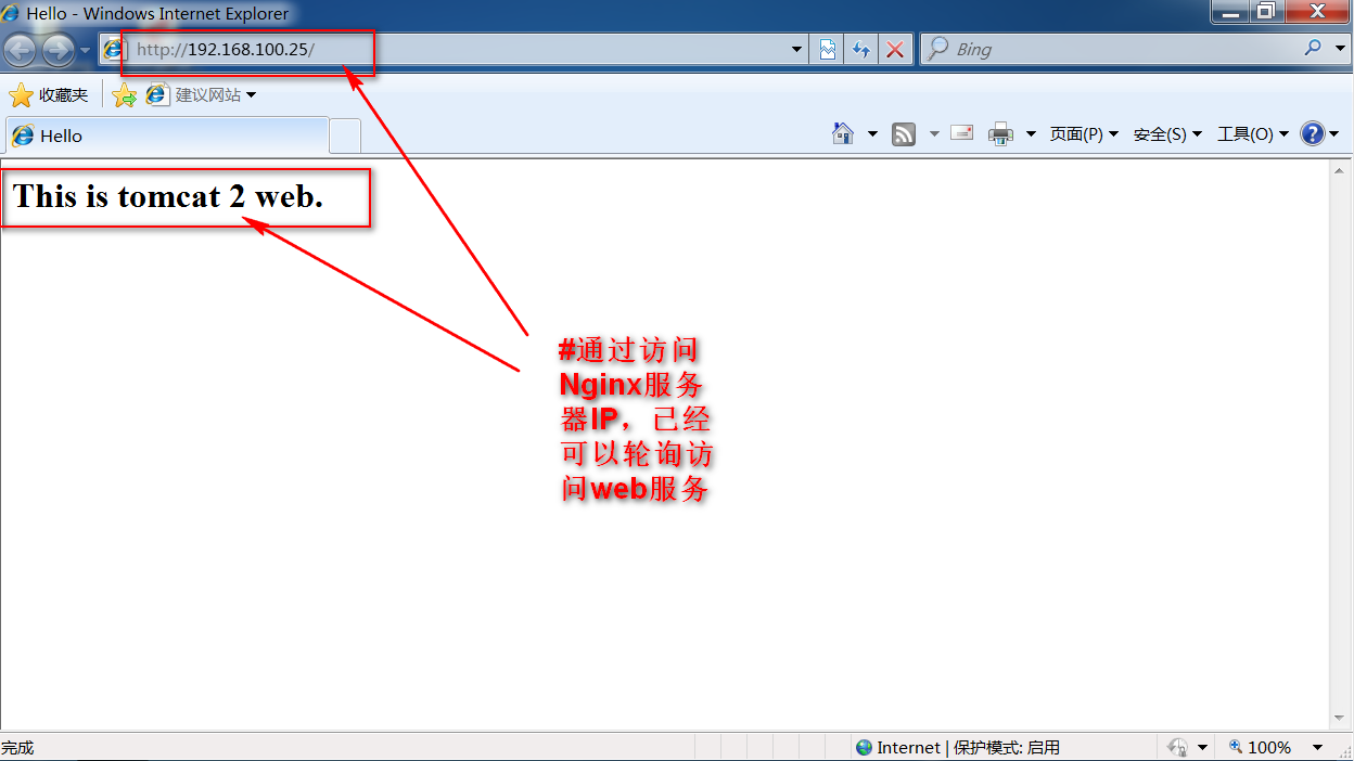 Nginx反向代理实现负载均衡web集群