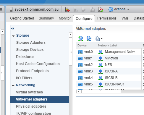 Synology NAS 存储系统多路径连接Vmware ESXi 6.5