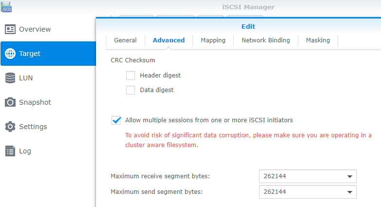 Synology NAS 存储系统多路径连接Vmware ESXi 6.5