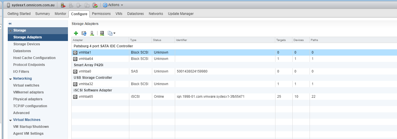 Synology NAS 存储系统多路径连接Vmware ESXi 6.5