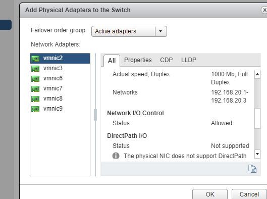 Synology NAS 存储系统多路径连接Vmware ESXi 6.5