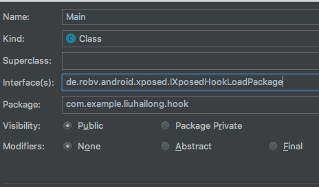 Xposed hook(android）