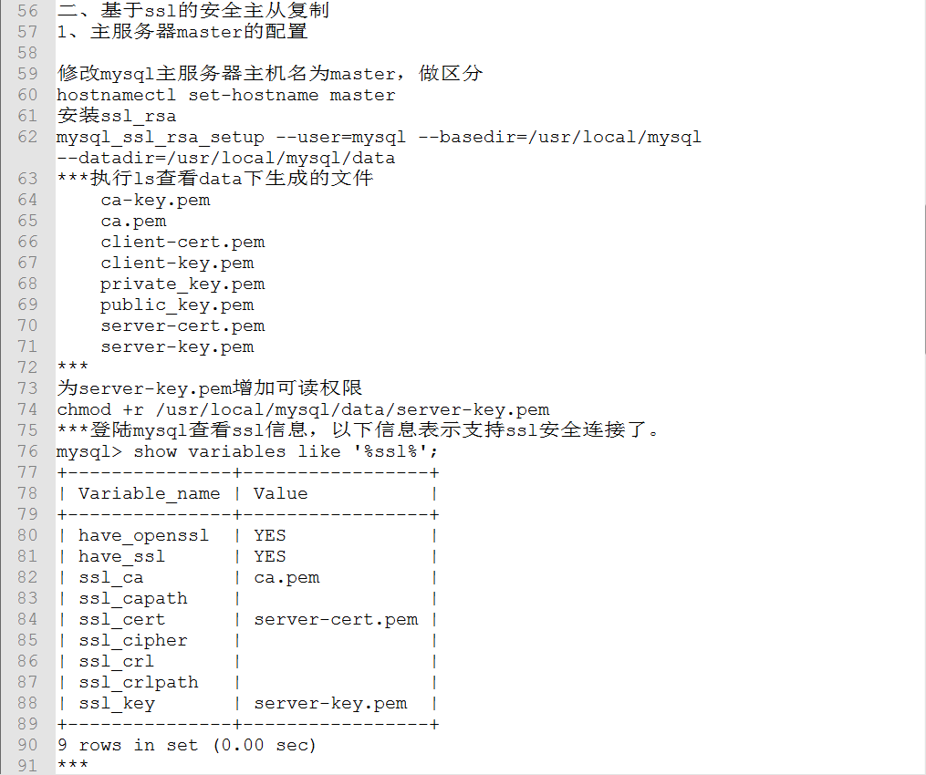 MYSQL5.7基于SSL的主从复制