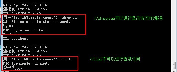 搭建FTP服务，实现三种方式的访问：1.匿名访问；2，本地用户访问；3虚拟用户访问。