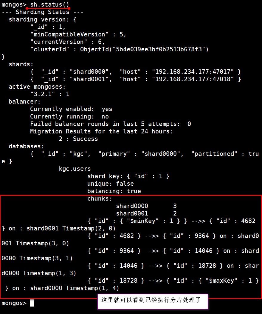 CentOS7上的mongodb分片群集