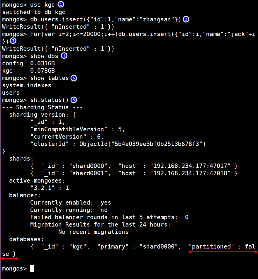 CentOS7上的mongodb分片群集