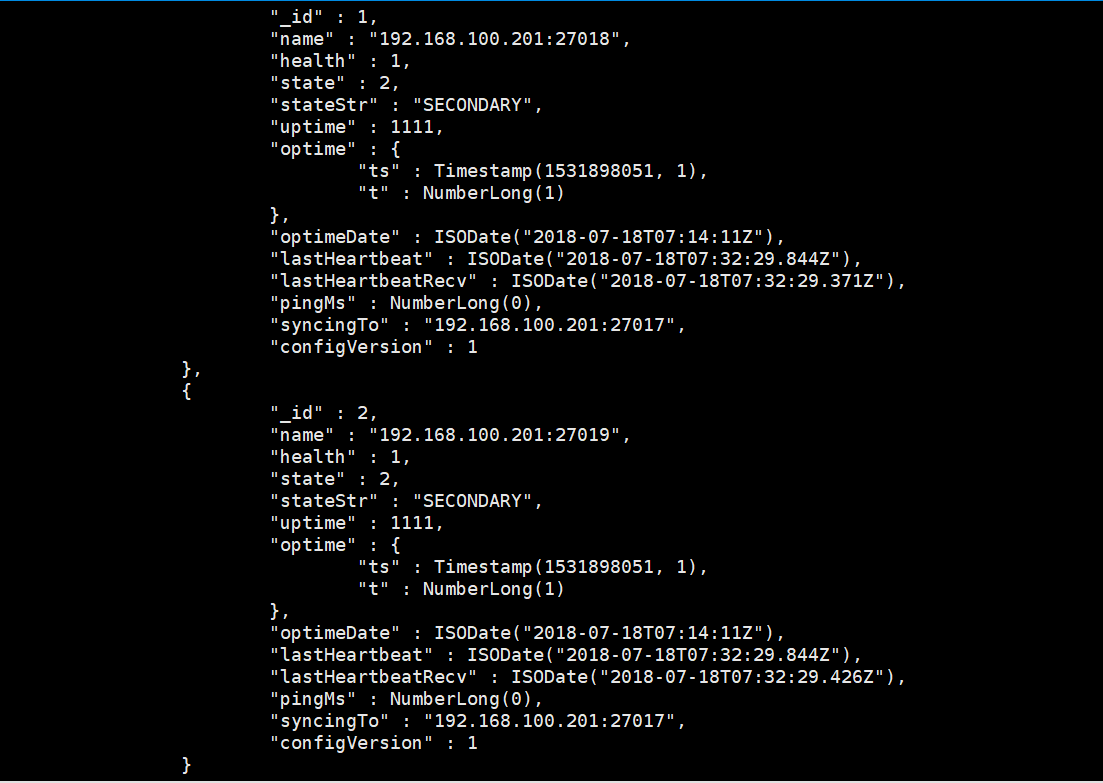 MongoDB复制集部署和基本管理