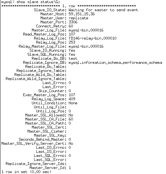 linux环境下搭建MySQL数据库的双击热备