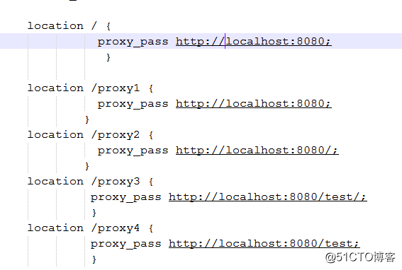 nginx下proxy_pass后加/和不加/区别