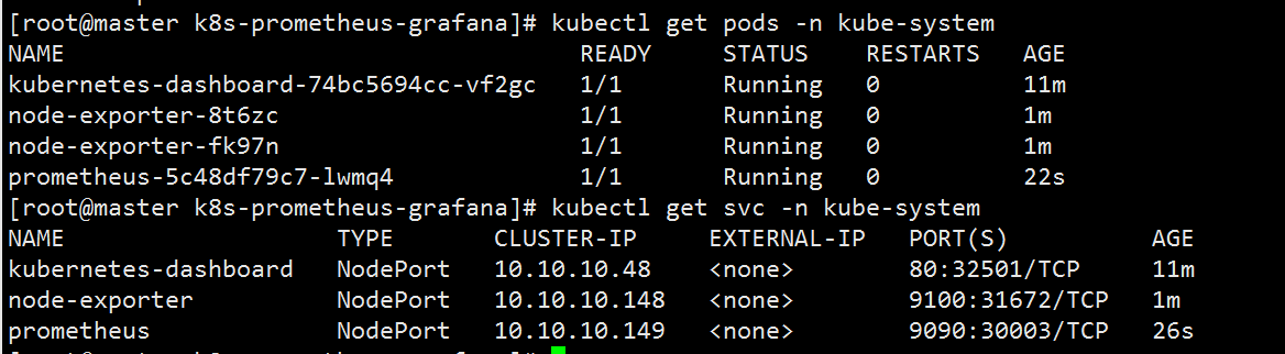 Kubernetes+Prometheus+Grafana部署笔记