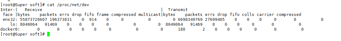 linux网络流量查看命令