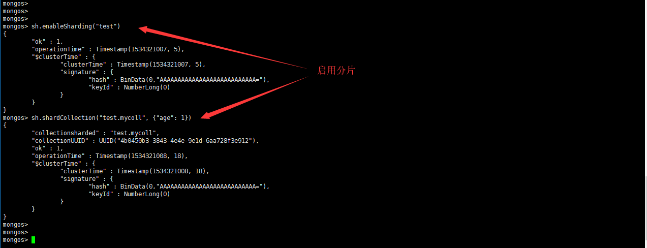 MongoDB分片集群搭建