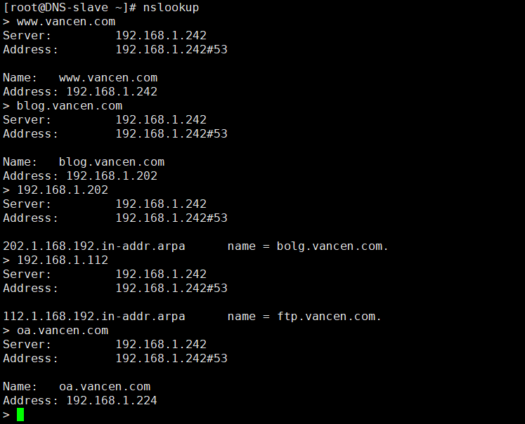 Centos 7.5 部署DNS