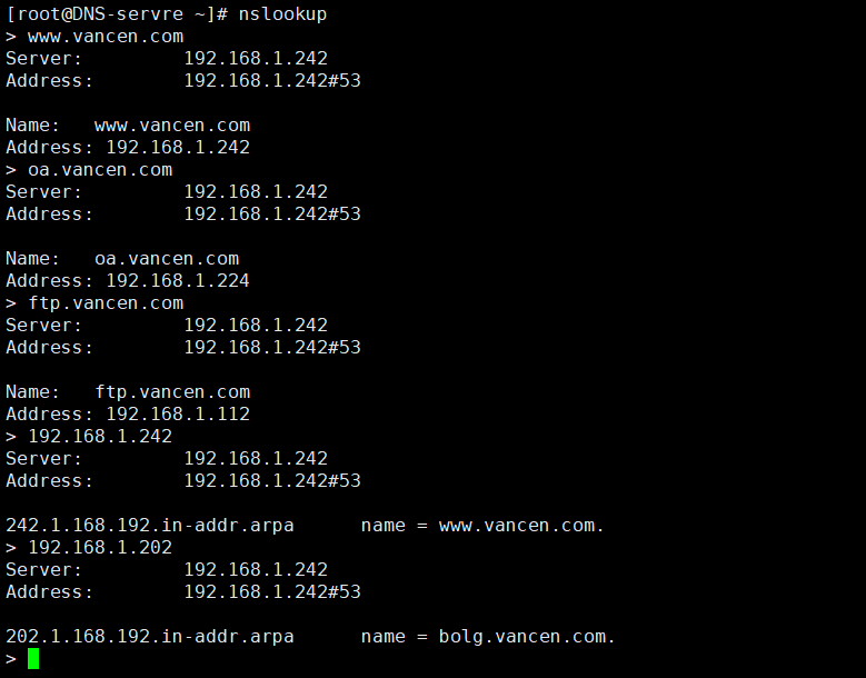 Centos 7.5 部署DNS