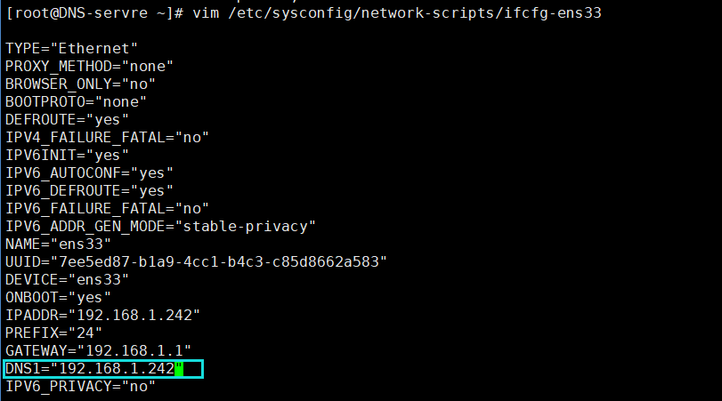 Centos 7.5 部署DNS