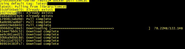 docker 简单创建一个tomcat服务