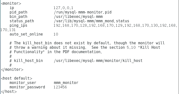 MariaDB-MMM高可用群集