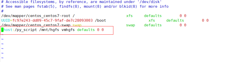 VMware中centos7无法共享文件夹的问题