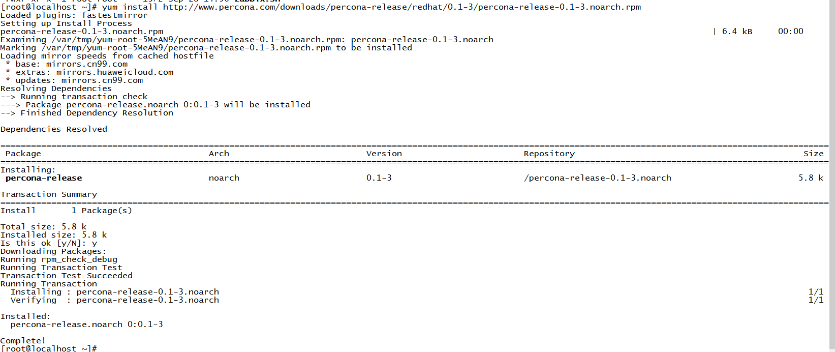 通过插件percona进行zabbix监控MySQL5.7（单节点）