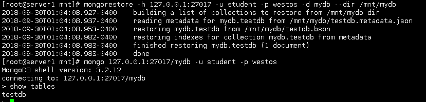 MongoDB简单介绍及使用