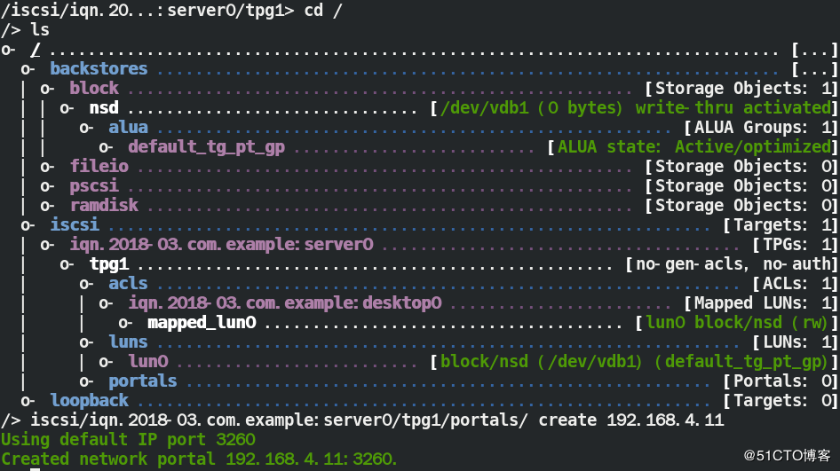 ISCSI报错：Could not create NetworkPortal in configFS