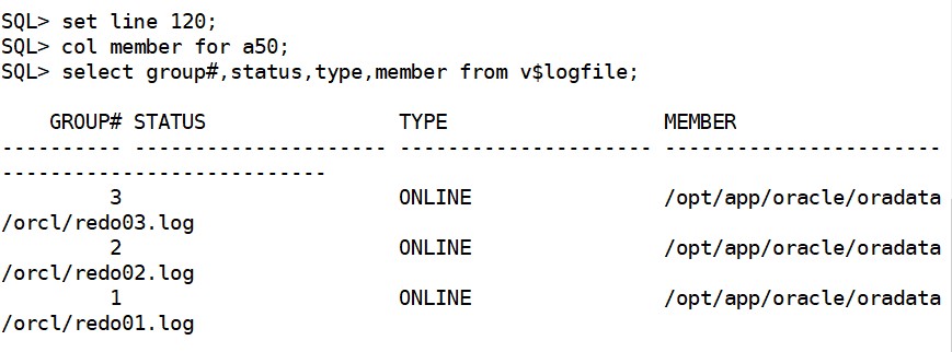 oracle12C  重做日志