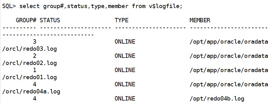 oracle12C  重做日志