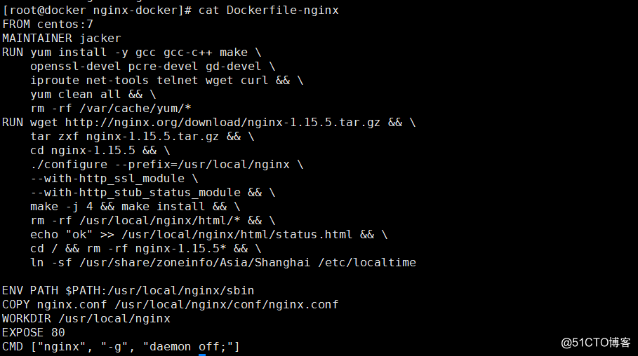 docker Dockerfile、构建php、java、lnmp项目