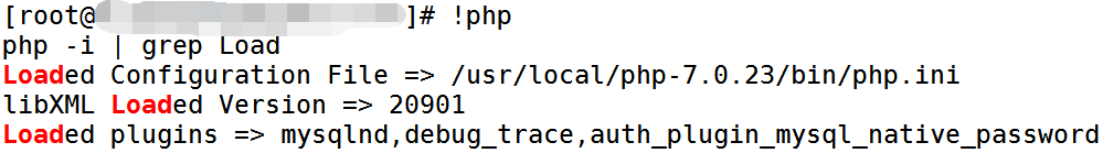 PHP启动时配置文件显示： Loaded Configuration File => (none)