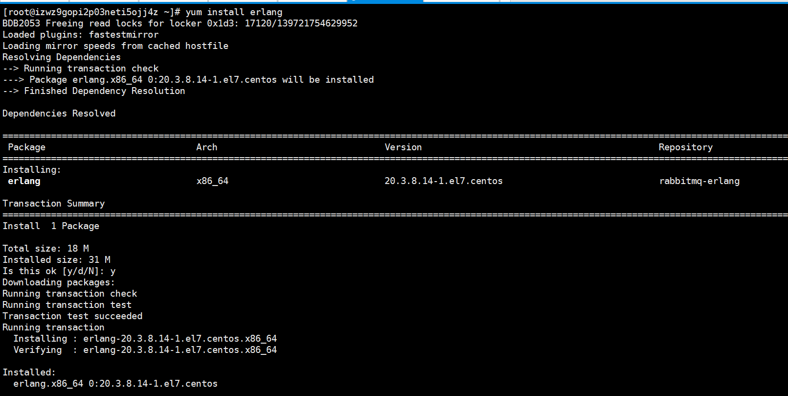 RabbitMQ centos7 搭建过程