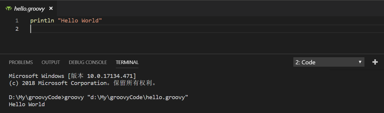 用VS Code写 Python / Groovy / Kotlin