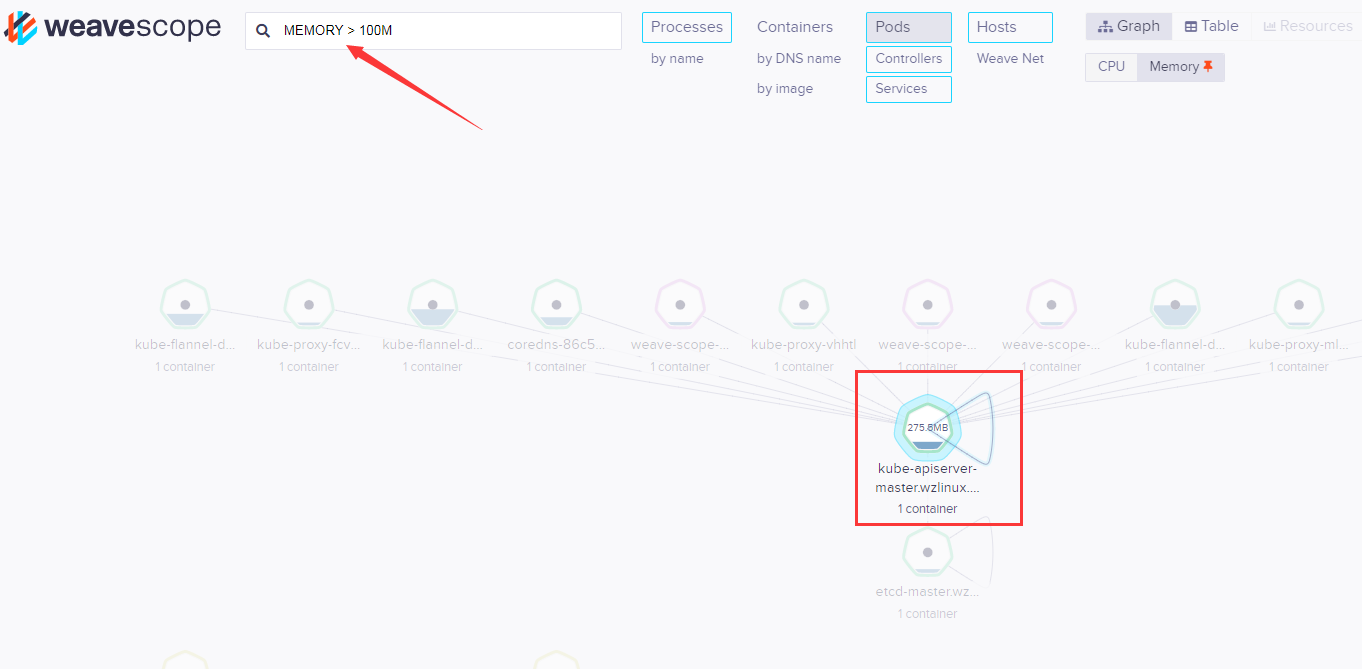 Kubernetes 使用 Weave Scope 监控集群(十七)