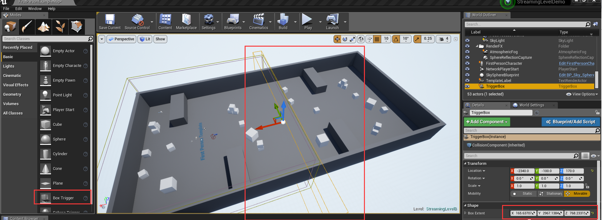 UE4大地图（流关卡、无缝地图）