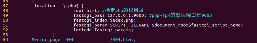 nginx配置php连接