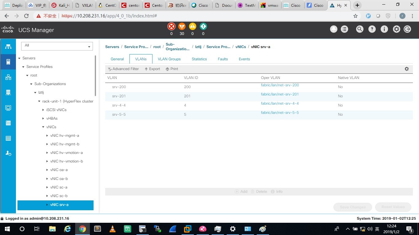 Cisco HyperFlex 多区域上联（Disjoint Networks Upstream）