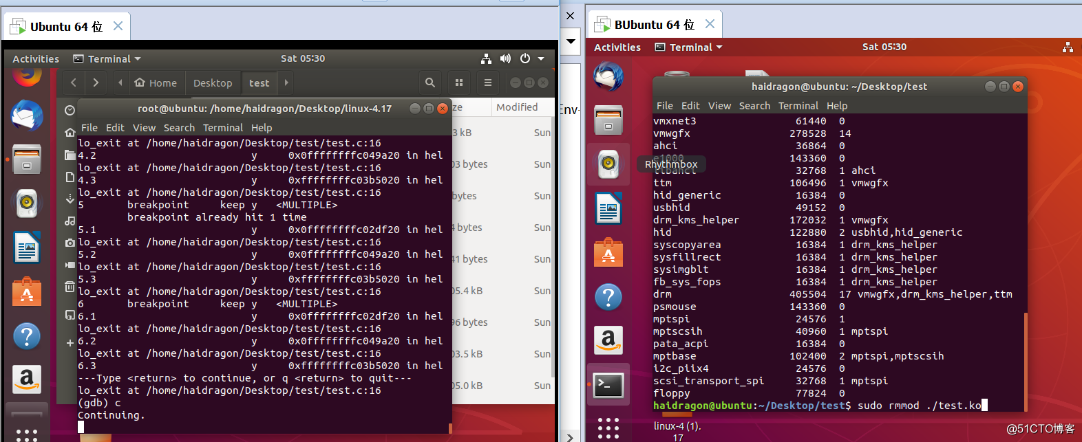 ubuntu18.04下双机驱动调试