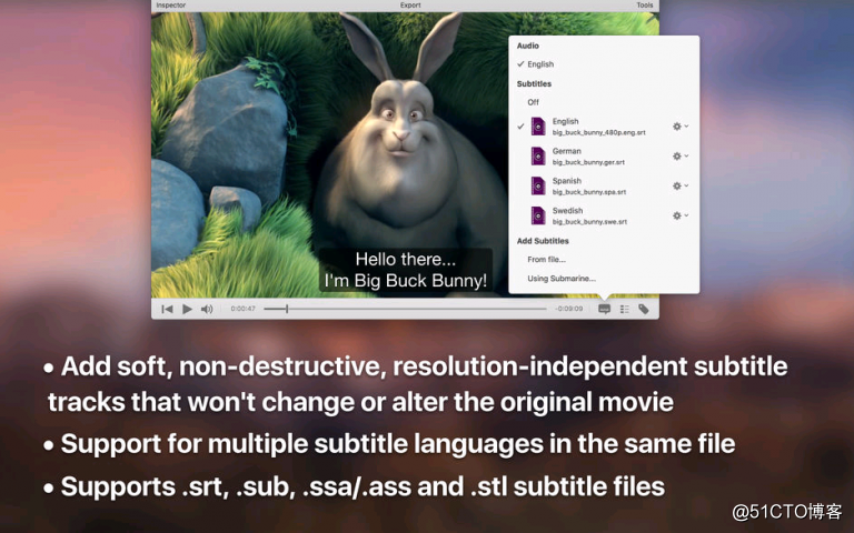 iSubtitle for Mac 3.2破解版 — 视频编辑软件