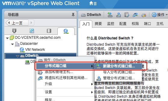 VMWARE 之 分布式网络交换机
