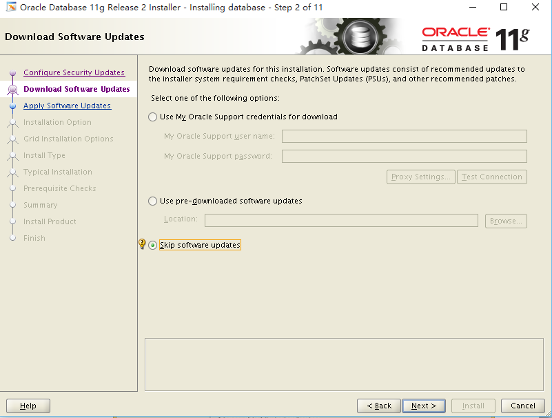 Centos7.5 安装oracle11g