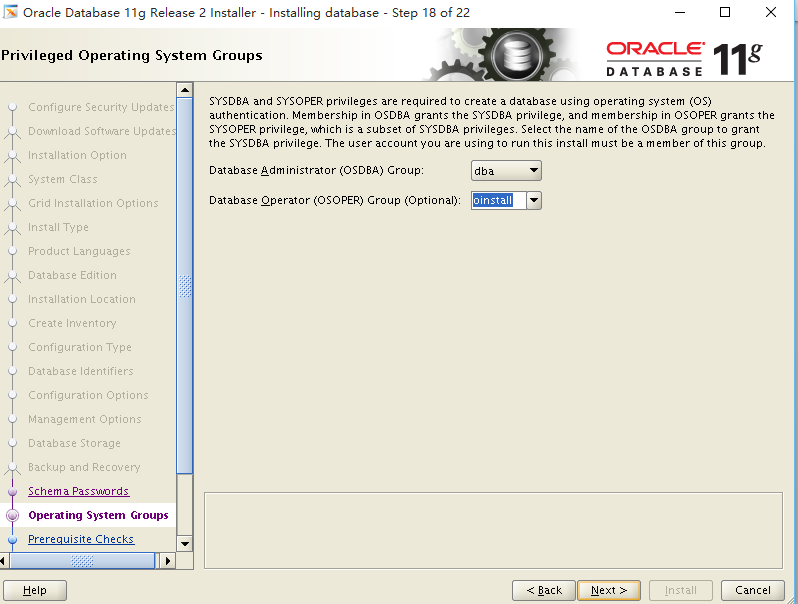 Centos7.5 安装oracle11g