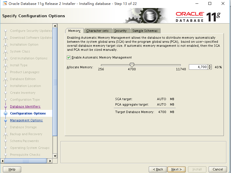 Centos7.5 安装oracle11g