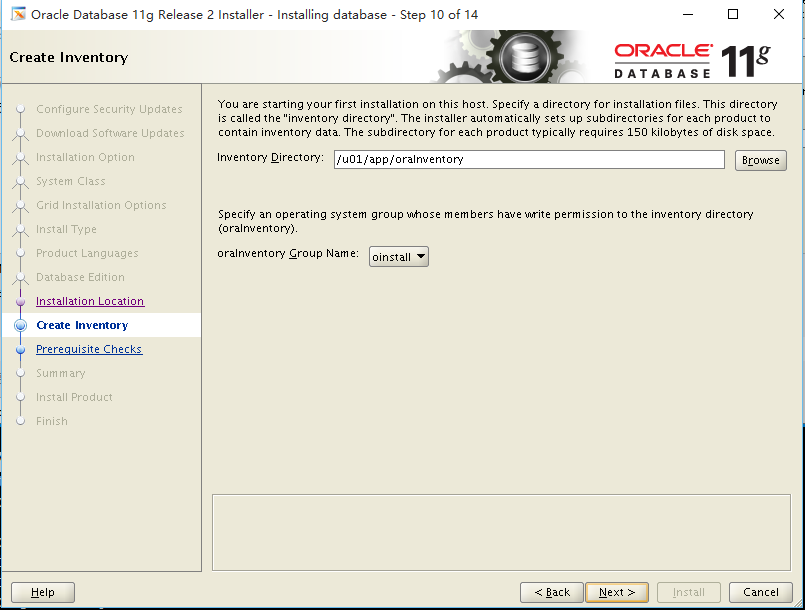 Centos7.5 安装oracle11g