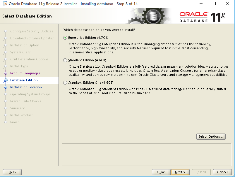 Centos7.5 安装oracle11g