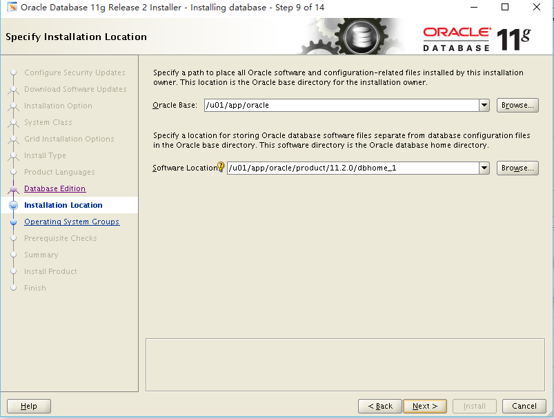 Centos7.5 安装oracle11g