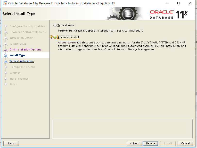 Centos7.5 安装oracle11g