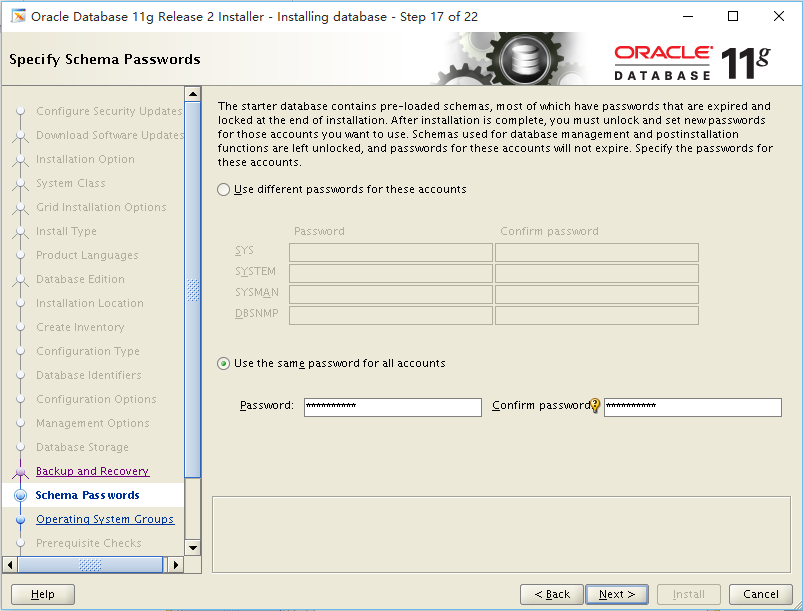 Centos7.5 安装oracle11g