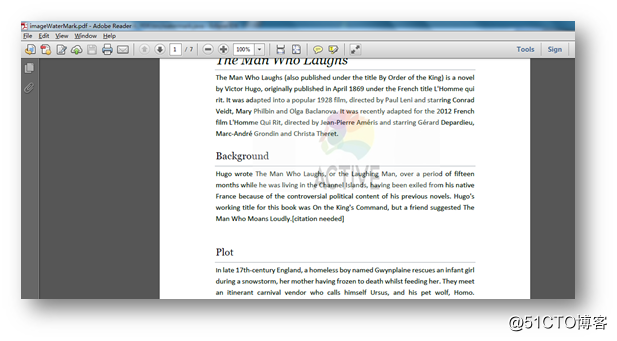 Java 處理PDF文檔（一）：頁眉頁腳、水印、背景、附件