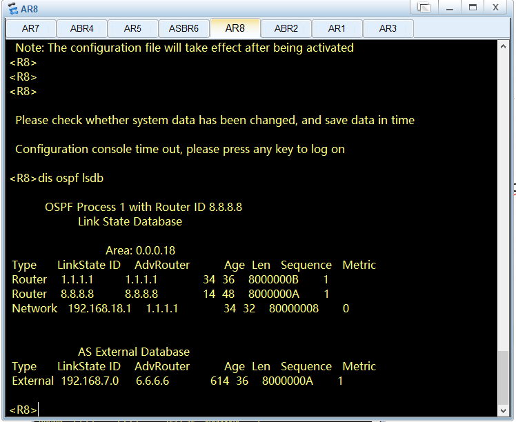 IGP OSPF 的5类LSA