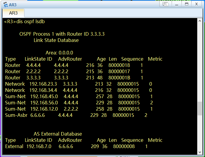 IGP OSPF 的5类LSA