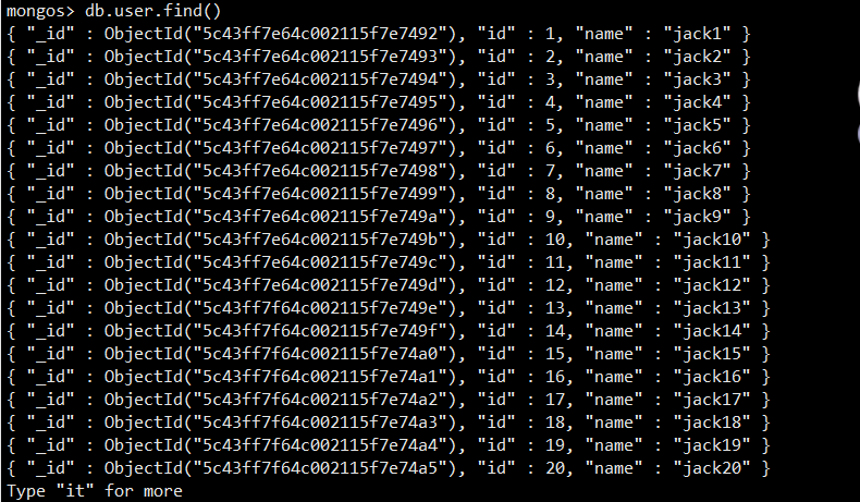 mongodb分片